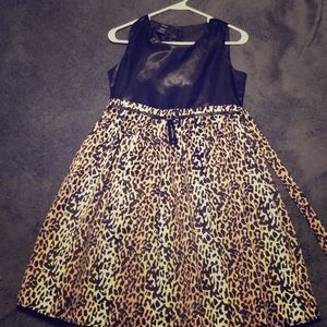 Leopard print dress for kids